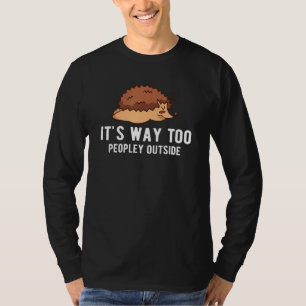 Camiseta Erizo Erizo Maníaco Padre de Mascota Derechos de l