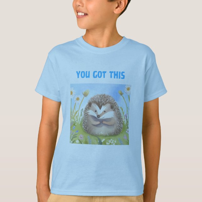 Camiseta Erizo feliz (Anverso)