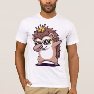 Camiseta Erizo haciendo Dab divertido y lindo baile Dab