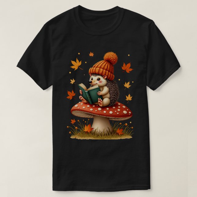 Camiseta Erizo Lector (Diseño del anverso)