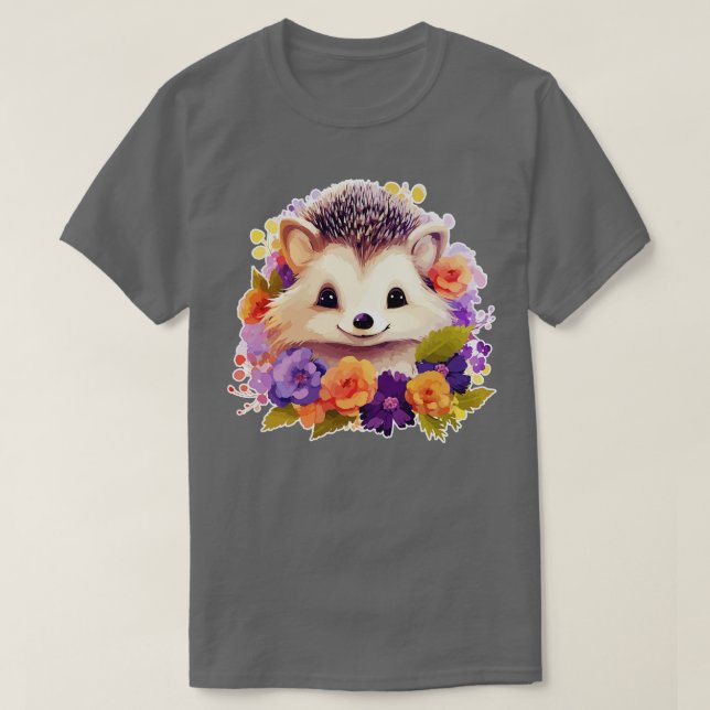 Camiseta Erizo lindo 3 (Diseño del anverso)