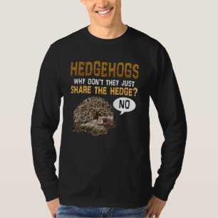 Camiseta Erizo Por Qué No Comparten El Seto  Juego De Palab