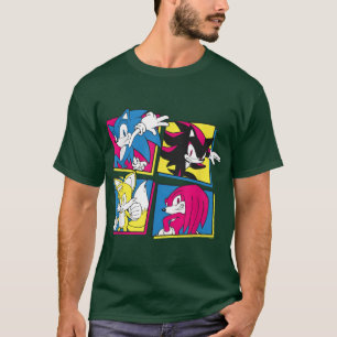 Camiseta Erizo Sónico Sonic Shadowails Knuckles