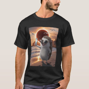 Camiseta Erizo tomándose una selfie Eclipse Total de Luna M