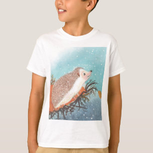 Camiseta Erizo y primeros copos de nieve