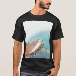 Camiseta Erizo y primeros copos de nieve