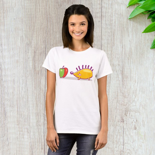 Camiseta Erizo Y Una Manzana (Subido por el creador)