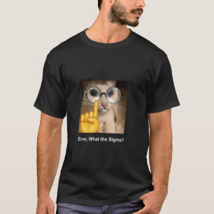 Camiseta Erm What the Sigma Math Humor Nerdy Tee