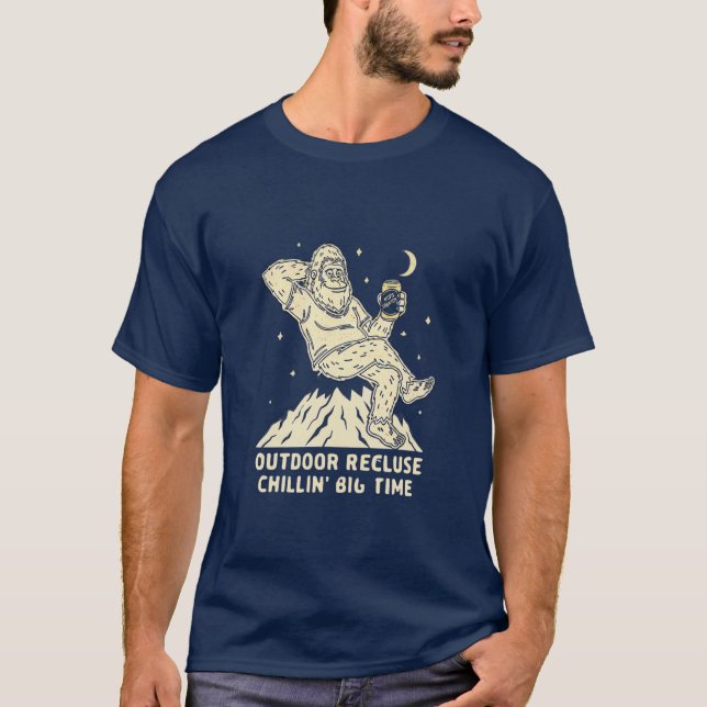 Camiseta Ermitaño al aire libre (Anverso)