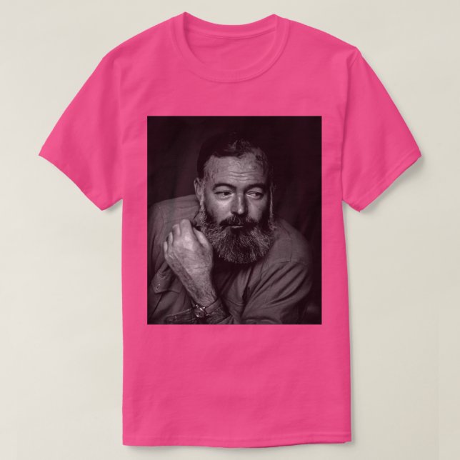 Camiseta Ernest Hemingway (Diseño del anverso)