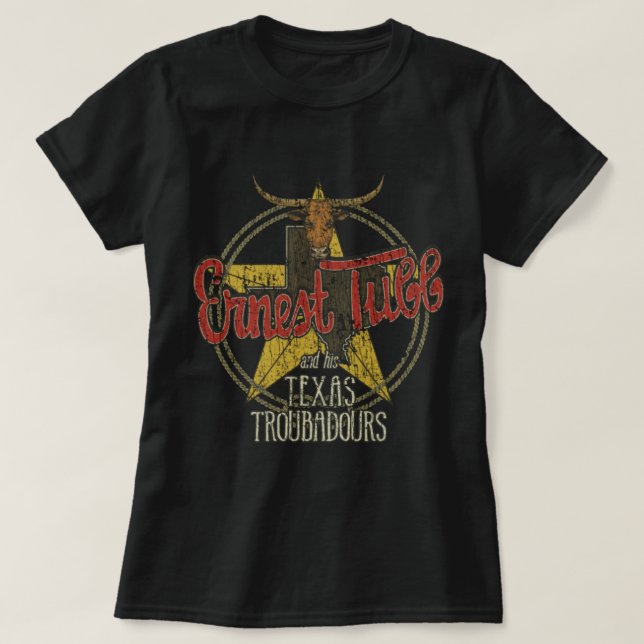 Camiseta Ernest Tubb&amp; sus trubadours de Texas 1943 (Diseño del anverso)