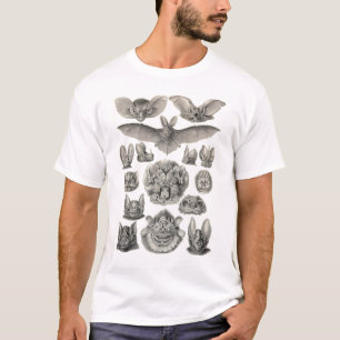 Camiseta Ernst Haeckel - palos del Chiroptera