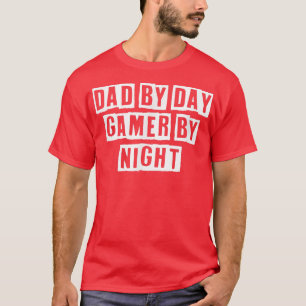 Camiseta Eroded Tet Idea Divertido Papá Por Jugador De Día