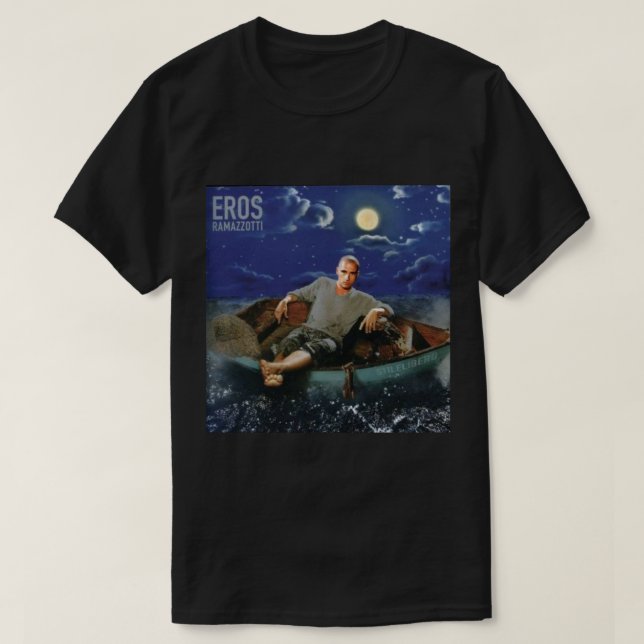 Camiseta eros ramazzotti night funny   (Diseño del anverso)