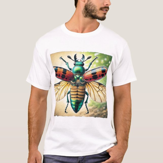 Camiseta Erphaea beetle 041024IREF244 - Watercolor (Anverso)