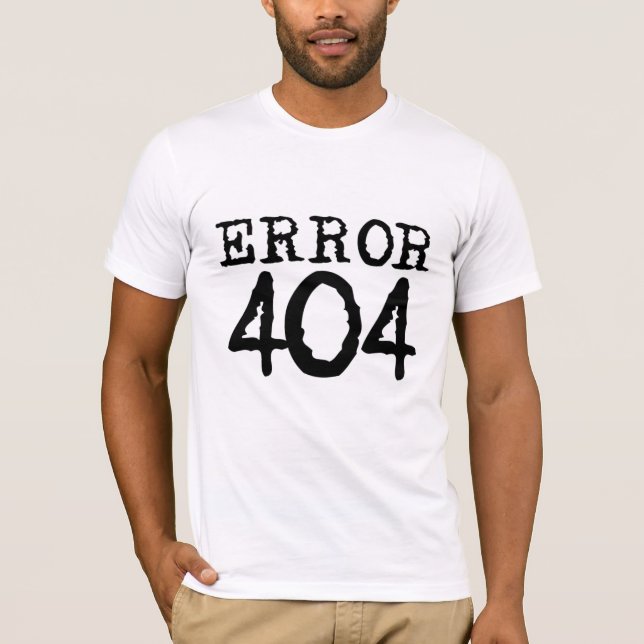 Camiseta Error (Anverso)