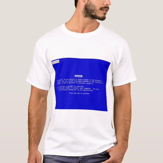Camiseta ¡Error! (Anverso)