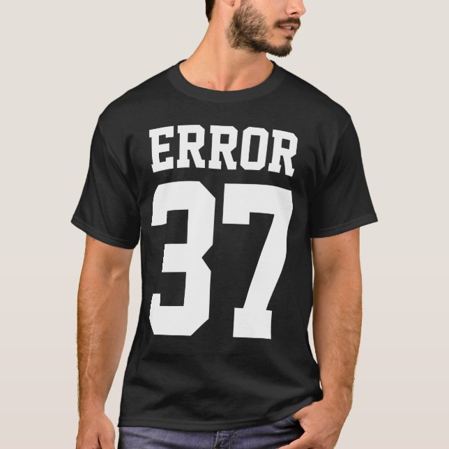Camiseta Error 37 (Anverso)
