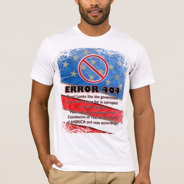 CAMISETA ERROR 404 (Anverso)