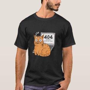 Camiseta Error 404 Cerebro No Encontrado Divertido Programa