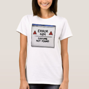 Camiseta Error 404 Costume No Encontrado