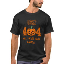 Error 404 Costume No Encontrado Gracioso Halloween