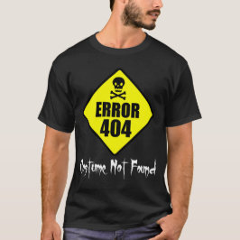 Camiseta Error 404 Costume No Encontrado Halloween