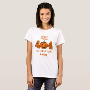 Camiseta Error 404 Costume no encontrado Halloween para muj