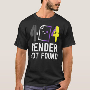 Camiseta Error 404 Género No Lgbt Encontrado Sexo Orgullo N