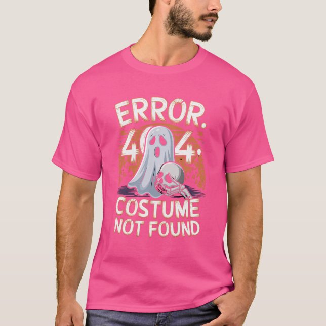 Camiseta Error 404: no se encontró el código (Anverso)