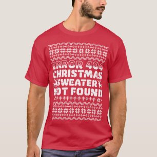 Camiseta Error 404: no se encontró el proceso de sudadera d