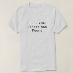 Camiseta Error 404: Sexo no encontrado