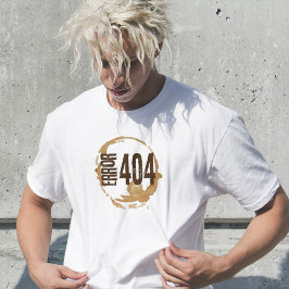Camiseta Error 404 - Sin Café - Regalo divertido para amant