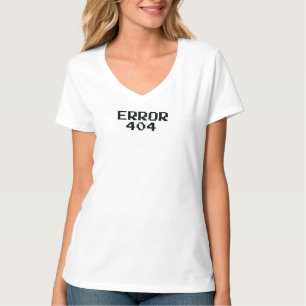 Camiseta "Error 404" Tee