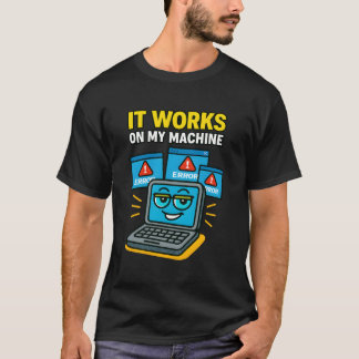 Camiseta Error de codificación divertida chiste personaliza
