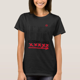 Camiseta Error de Donu2019t Mi silencio como gráfico de cum