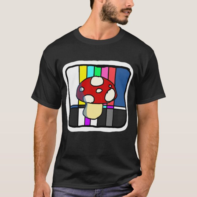 Camiseta Error de TV en hongos (Anverso)