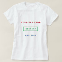Error del sistema - Usar esto - Reiniciar - Person