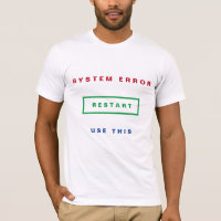 Error del sistema - Use This - Restart - Add Your