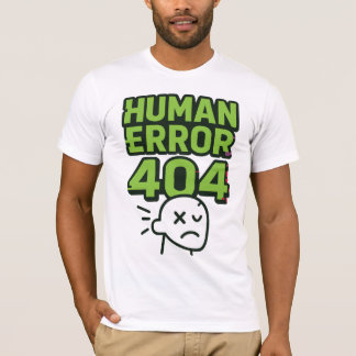 Camiseta Error humano 404