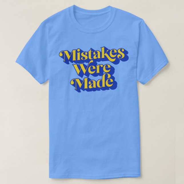 Camiseta Errores 1 (Diseño del anverso)