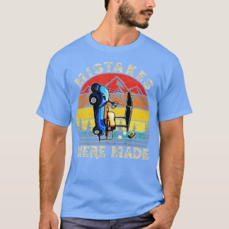 Camiseta Errores de época se convirtieron en Golf Cart Funn