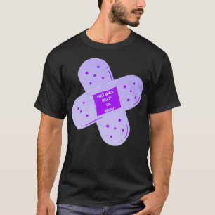 Camiseta Errores de Purple Bandaid Nos Ayudan A Crecer
