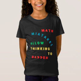 Camiseta Errores matemáticos permiten pensar