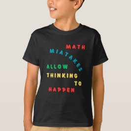 Camiseta Errores matemáticos permiten pensar