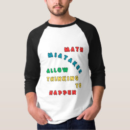 Camiseta Errores matemáticos permiten pensar