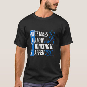 Camiseta Errores Permiten Que El Pensamiento Ocurra 1