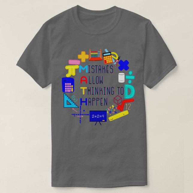 Camiseta Errores que permiten pensar 12 (Diseño del anverso)