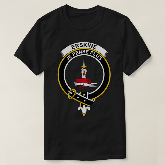 Camiseta Erskine Escudo Tartan Clan Scottish Clan (Diseño del anverso)