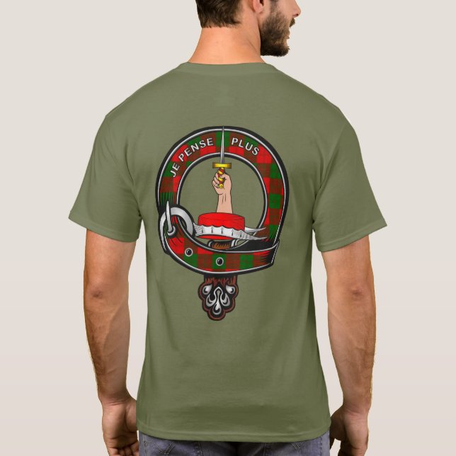 Camiseta Erskine Tartan Clan Badge (Reverso)